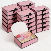 Wholesale Paper Gift Boxes with Bow Tie Packaging Boxes for Bridal Favors Birthday Party Present Packing
