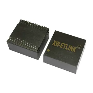 BASE-T 100/1000 5G 10G DIP Dual Port 88Pin 72 Pin Transformer Lan Magnetik Quad Port 96Pin PoE + Modul Transformer Lan Ethernet