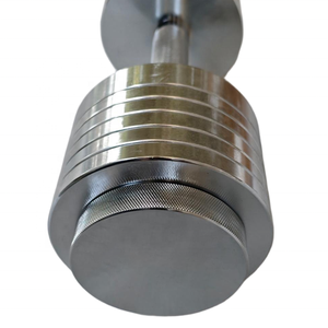 2025 New Gen 2 chất lượng cao 20kg có thể điều chỉnh quả tạ nhiệm vụ nặng nề mạ crôm thả bằng chứng thép trọng lượng được bán bởi kg, lb, mảnh hoặc cặp - Product Image 3