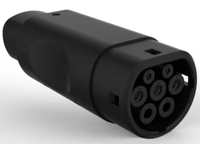 Nouvel adaptateur de charge sans fil Type 2 vers Tesla EV, adaptateur 32A NACS Plug vers connecteur femelle 62196, convertisseur