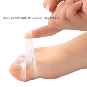 2026 NUEVO Anillo Separador de Dedos de Gel Suave Elástico Lavable y Reutilizable para Corrección de Hallux Valgus, Protector de Juanetes - Product Image 4
