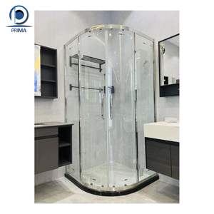 <span class=keywords><strong>Pare</strong></span>-douche noir et <span class=keywords><strong>blanc</strong></span>, boîtier de douche facile à nettoyer, sécurité de la salle humide, écran de bain <span class=keywords><strong>blanc</strong></span> - Product Image 3