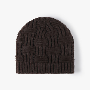 Gorro personalizado cálido de invierno de nuevo estilo, gorro de punto con <span class=keywords><strong>gorros</strong></span> de lana con orejas con logotipo personalizado - Product Image 6