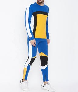 Tracksuits de moda para hombre, nuevo diseño elegante, bloques multicolor, chándales deportivos, chándales de camiseta para el sudor - Product Image 2