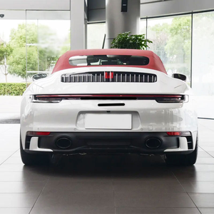 Kit de pare-chocs arrière sport avec garnitures d'échappement pour Porsche 911 <span class=keywords><strong>Carrera</strong></span> 2020-2023, avec découpes pour feux antibrouillard, pièces de modification d'échappement automobile - Product Image 4