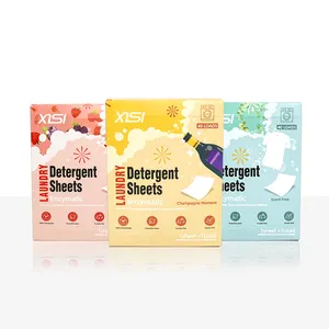 Champagne Moment Scent Lavender Scent Laundry Detergent Sheet ECO Friendly Laundry Detergent Sheet With 80 Loads