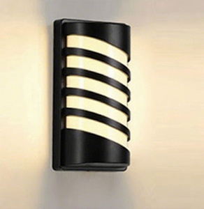 Lámpara de Pared LED para Exteriores, Moderna, con <span class=keywords><strong>Luz</strong></span> Arriba y Abajo, de ABS Negro, para Jardín, Patio, Porche, Pasillo, Balcón - Product Image 3