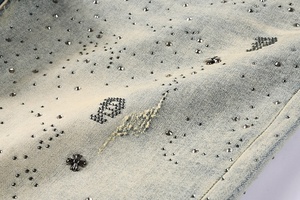 Pantalones Cortos de Mezclilla para <span class=keywords><strong>Hombre</strong></span>, Verano 2026, Estilo Vintage, Estampado, Corte Recto, Ajustados, Rotos, con Pedrería - Product Image 3