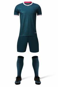 Hochwertiges Polyester material Günstig Akzeptieren Benutzer definierte Fußball uniform Männer Set Schiedsrichter Uniform Fußball - Product Image 4