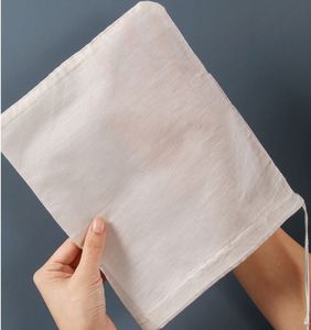 ถุงกรองกาแฟชาแบบตาข่ายผ้ามัสลินออร์แกนิคบางเบา พร้อมเชือกรูด รีไซเคิลได้ ปรับขนาดได้ สำหรับกาแฟดริปและอุตสาหกรรมอาหาร - Product Image 3