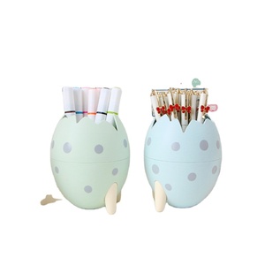 Lip Gloss Container Desktop Cosmetics Home Office Storage Box Kawaii Large Plastic Organizer Pencil Holder Stand