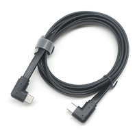 Câble USB Type C mâle à 90 degrés vers USB Type C mâle à 90 degrés, câble plat fin et mince, connexion réseau stable