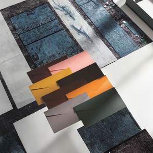 Tarjeta de Invitación de Boda Romántica y Lujosa Personalizada, Sobre Tipo Cartera, Elementos Retro en Lámina Dorada, Impresión Digital, Grabado en Relieve, Offset - Product Image 3