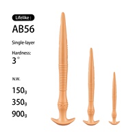 Dildo Anal Realista para Hombres y Mujeres, Grande, Suave, de Silicona Líquida, con Gran Cabeza y Largo, Juguete Sexual