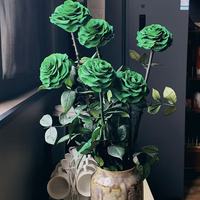 Rose éternelle préservée dans une boîte en papier pour la décoration de la maison, cadeau pour femmes pour la Saint-Valentin