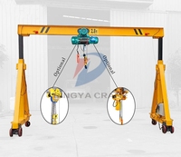 Qualité CE ISO 2/5/8/10t petit atelier grue Kran Grua Portable grue Mobile ascenseur boutique mobile simple poutre portique grue de levage