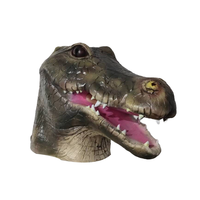 Gros Cosplay Mascarade Party Animal Masque Halloween Pâques Fournitures Pleine Tête Crocodile Masque