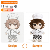 Peluche personnalisée, jouet en peluche, personnage de dessin animé, rembourrage en coton PP, polyester, OEM, vente en gros, cadeau promotionnel, marque CE