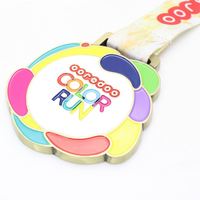 Médailles De 5Cm, médailles d'athlétisme avec étoile, médailles De coloriage, médaille catholique, emblème personnalisé 3D Taekwondo or 1ère Place