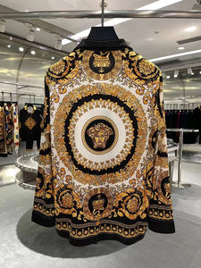 <span class=keywords><strong>Pigiama</strong></span> in velluto europeo, adatto per <span class=keywords><strong>uomo</strong></span> e donna, pantaloni a maniche lunghe con lettere di diamanti neri a caldo - Product Image 5