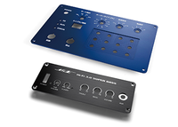 Usinage CNC de précision personnalisé Panneau de commande d'instruments électroniques Amplificateur Panneau avant Façade Panneau avant en aluminium
