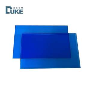 Coupe à la taille feuille <span class=keywords><strong>de</strong></span> <span class=keywords><strong>plexiglas</strong></span> PMMA en polycarbonate acrylique moulé bleu clair <span class=keywords><strong>translucide</strong></span> incassable - Product Image 2