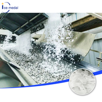 Machine à glace en paillettes industrielle pour système de refroidissement du béton, usine de glace de 10, 20, 30 tonnes pour la construction de barrages, Maquina De Hielo