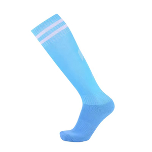 ถุงเท้ากีฬาแบบมีสีสัน ถุงเท้ากีฬาแบบยาวถึงเข่า สำหรับวิ่งและฟุตบอล สำหรับผู้ชาย คุณภาพสูง ขายส่ง - Product Image 5