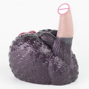 Masturbador Masculino de Silicona de Doble Canal G6627 Hyena Hip con Dildo de Animal, Vagina Real, Bolsillo para Pene, Fetiche, Estimulador de Pene, Muñeca Sexual - Product Image 4