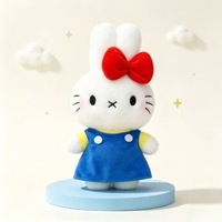 Nouveau Pendentif Peluche Lapin de 12 Pouces en Gros, Mignon et Apaisant, Cadeau d'Anniversaire pour Enfants, Jouet en Peluche Doux avec Rembourrage en Maille Anti-Stress