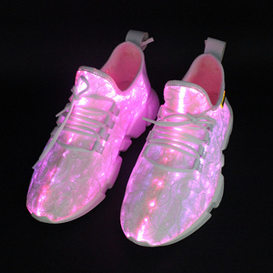 <span class=keywords><strong>Scarpe</strong></span> LED Ricaricabili USB con Design in Fibra Ottica, <span class=keywords><strong>Scarpe</strong></span> Luminose in EVA, PU, Tessuto di Cotone, Fascia Elastica, Stile Spider-Man - Product Image 2