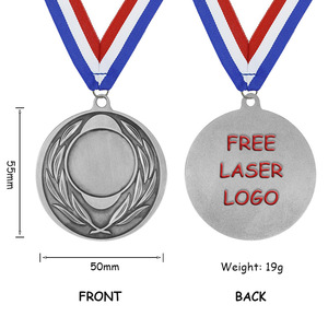Médaille sportive personnalisée en laiton 3D gaufré pour événements sportifs d'entreprise avec logo imprimable, modèle RL-J4, idéale pour les cadeaux de marathon - Product Image 5