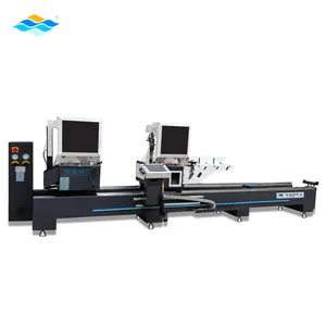 2 head aluminum extrusion miter cutting saw double head cnc sawing machine double head