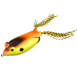 Direct usine, Leurre 14g 7.5cm pour pêche au Blackfish, type grenouille de simulation qui rebondit sur l'eau, avec yeux de grenouille 3D et paillettes très brillantes - Product Image 5