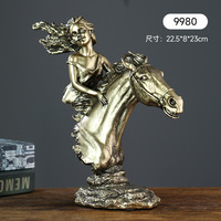 Kerajinan Resin modis ramah lingkungan kantor dekorasi rumah hangat ornamen Desktop Eropa Vintage