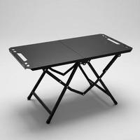 Table pliante tactique multifonctionnelle moderne pour l'extérieur, portable, légère, en acier inoxydable, pour le camping, le barbecue, le pique-nique