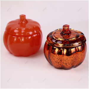 Porte-bougie <span class=keywords><strong>en</strong></span> verre <span class=keywords><strong>en</strong></span> forme de citrouille sur le thème de l'automne, pot <span class=keywords><strong>en</strong></span> verre <span class=keywords><strong>en</strong></span> forme de citrouille, pot à bougie <span class=keywords><strong>en</strong></span> forme de citrouille pour Halloween, décoration festive pour la maison - Product Image 3