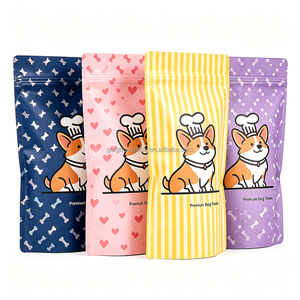 Custom Laminated Plastic Stand-Up Pouch for Pet Dog Food Treats <b>Cat</b> Food Packaging Bag - Product Image 6
