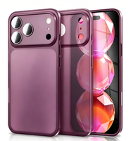 Coque rigide ultra-fine en PP de 0,3 mm pour iPhone 18 Pro Max, compatible avec iPhone 17, 16, 15, 14, 13, 12 Pro Max, coque mince mate translucide colorée