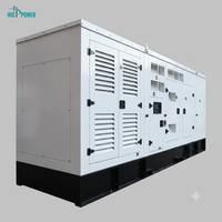 Groupe électrogène diesel Volvo fiable de 280 kW, 350 kVA, silencieux, insonorisé, triphasé, 50 Hz, pour chantier de construction, centre de données, alimentation électrique