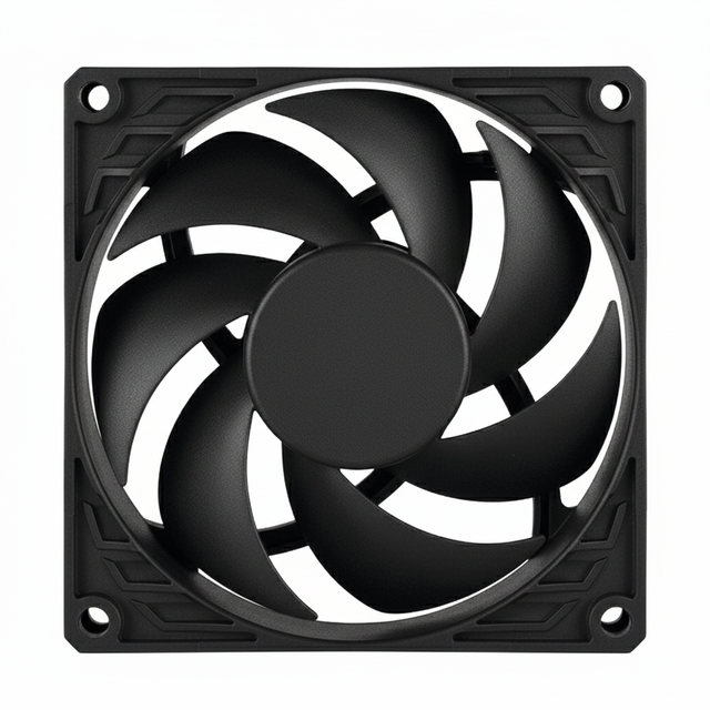 80mm Ball Bearing PWM Case Fan High Static Pressure Low Noise Plastic Computer Cooling Fan for Heatsink/CPU Cooler 4-Pin