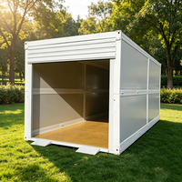 Maison conteneur pliable et respirante, design moderne, prête à l'emploi, cabine modulaire, entrepôt, usine, bureau, maison, villa