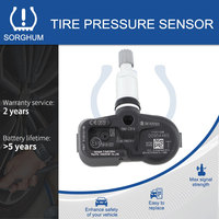 Capteur tpms de voiture de surveillance de la pression d'air des pneus universels Sorghum 315/433 mhz pour Nissan Honda Toyota