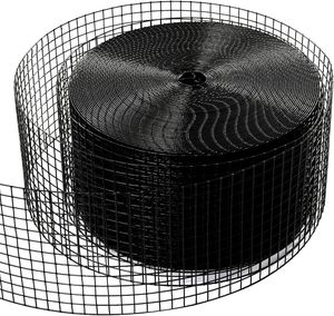 Tùy chỉnh màu đen <span class=keywords><strong>PVC</strong></span> tráng dây sắt lưới chim Critter bảo vệ cho tấm pin mặt trời 1/2 "lỗ vuông dây vải cắt hàn - Product Image 1