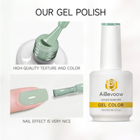 AiBevoow, recién llegado, 15ML, 36 colores, bajo Moq, pintura para uñas, Gel UV, Etiqueta Privada, esmalte de uñas de Gel de larga duración para salón