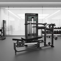Machine de musculation professionnelle réglable pour exercices dorsaux, Pétales de Delt/Triceps, modèle E-697 en acier pour salle de sport