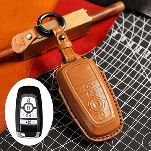 Copri chiave in pelle personalizzato per <span class=keywords><strong>auto</strong></span> per <span class=keywords><strong>Ford</strong></span> Bronco Key Cover Car Styling portachiavi in pelle fatto a mano per <span class=keywords><strong>accessori</strong></span> <span class=keywords><strong>auto</strong></span> <span class=keywords><strong>Ford</strong></span> - Product Image 5