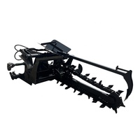Mini daya dilacak chainsaw trencher rantai lampiran untuk mini excavator