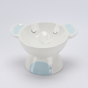 Encantadora Maceta <span class=keywords><strong>de</strong></span> Cerámica Blanca con Forma <span class=keywords><strong>de</strong></span> <span class=keywords><strong>Elefante</strong></span>, con Orejas y Patas Rosadas, Hermoso Porta Macetas con Temática Animal para Decoración - Product Image 6