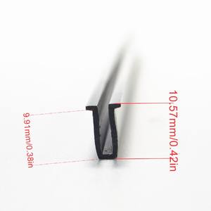 100% <span class=keywords><strong>pvc</strong></span> शुद्ध कच्चे माल यू चैनल प्रोफ़ाइल प्लास्टिक पट्टी - Product Image 5